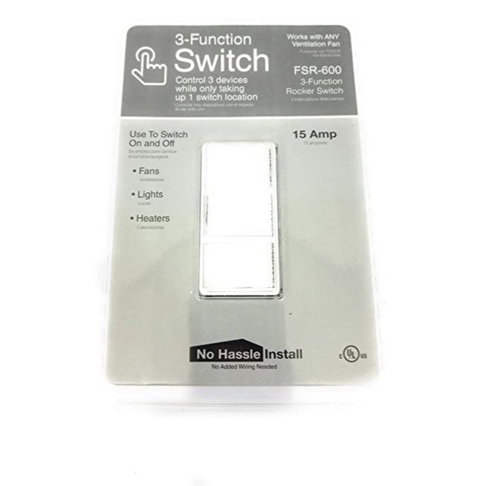 15 AMP 3 function on and off switch